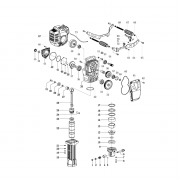 Винт с головкой M5x14 (№44) для FROSP GJH‑95 [M5X14 head screw]
